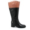 Franco Sarto Women's Chip Wide Calf Riding Boots Black/Bannana