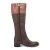 Franco Sarto Women's Chip Riding Boots Brown/Banana Bread Leathe