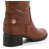 Franco Sarto Women's Chip Wide Calf Riding Boots Banana Bread Le