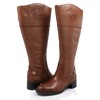 Franco Sarto Women's Chip Wide Calf Riding Boots Banana Bread Le