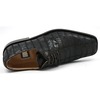 David Eden Men's Trek Patchwork Ostrich Leg Leather Head Brown