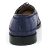 David Eden Men's Trek Patchwork Ostrich Leg Leather Violet