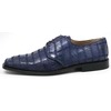 David Eden Men's Trek Patchwork Ostrich Leg Leather Violet