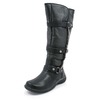 Wonderlust Gabrielle Wide Calf Water proof Fur Boots Black