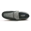 British Collection Power Old School Slip On Grey Suede Shoes