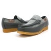 British Collection Power Old School Slip On Grey Suede Shoes