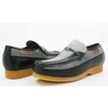 British Collection Power Old School Slip On Grey/Black Shoes