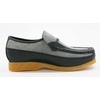 British Collection Power Old School Slip On Grey/Black Shoes