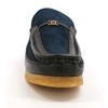British Collection Power Old School Slip On Navy/Brown Shoes