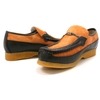 British Collection Power Old School Slip On Rust/Brown Shoes