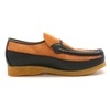 British Collection Power Old School Slip On Rust/Brown Shoes