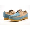 British Collection Crown-Blue/Beige Suede