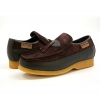 British Collection King Old School Slip On Brown Suede Shoes