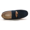 British Collection King Old School Slip On Navy/Tan Shoes