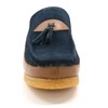 British Collection King Old School Slip On Navy/Tan Shoes