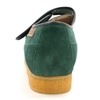 British Collection Royal Old School Slip On Green Suede Shoes