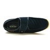 British Collection Royal Old School Slip On Navy Leather Suede