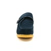 British Collection Royal Old School Slip On Navy Leather Suede