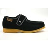 British Collection Royal Old School Slip On Black Leather Suede