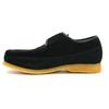 British Collection Royal Old School Slip On Black Leather Suede