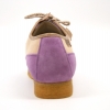 British Collection Crown-Lavender/Beige Oxford Leather Suede