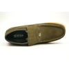 British Collection Checkers-Olive Suede Slip-ons