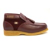 British Collection Palace-Burgundy Leather/Suede Slip-on