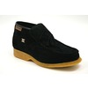 British Collection Palace-Black Suede Slip-on with tassle