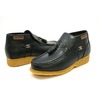 British Collection Palace-Black Leather Slip-on with tassle