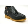 British Collection Palace-Black Leather Slip-on with tassle