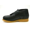 British Collection Palace-Black Leather Slip-on with tassle