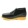 British Collection Apollo-Black and Black Leather/Suede Slip-on