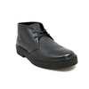 British Collection Men's Playboy Ostrich Boot Black Leather