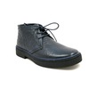 British Collection Men's Playboy Ostrich Boot Navy Leather