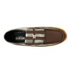 British Collection Apollo-Brown and Grey Leather/Suede Slip-on