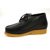 British Collection Knicks-Black Leather/Suede Slip-on