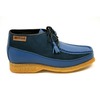 British Collection Knicks-Blue and Blue Leather/Suede Slip-on