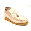 British Collection Classic-Beige Leather Slip-on with Tassle