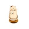 British Collection Classic-Beige Leather Slip-on with Tassle