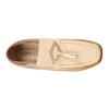 British Collection Classic-Beige Leather Slip-on with Tassle