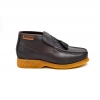 British Collection Classic-Brown Leather Slip-on with Tassle