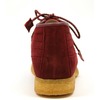 British Collection Castle-Burgundy Suede High top lace up