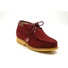 British Collection Castle-Burgundy Suede High top lace up