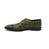 David Eden Men's Trek Patchwork Ostrich Leg Leather Military