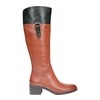 Franco Sarto Lizbeth Boot Brown/Black Leather (WIDE CALF)