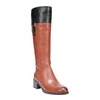 Franco Sarto Lizbeth Boot Brown/Black Leather (WIDE CALF)