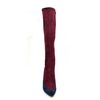 SoleMani Women's Aviva X-Slim 12"-13" Calf Plum/Navy Suede