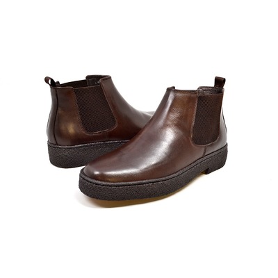 British Collection Playboy Soho Slip-on Brown Leather