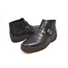 British Collection-Playboy Manhattan Black Leather Wingtips