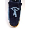 British Collection Palace-L.Blue/Navy Leather/Suede Slip-on